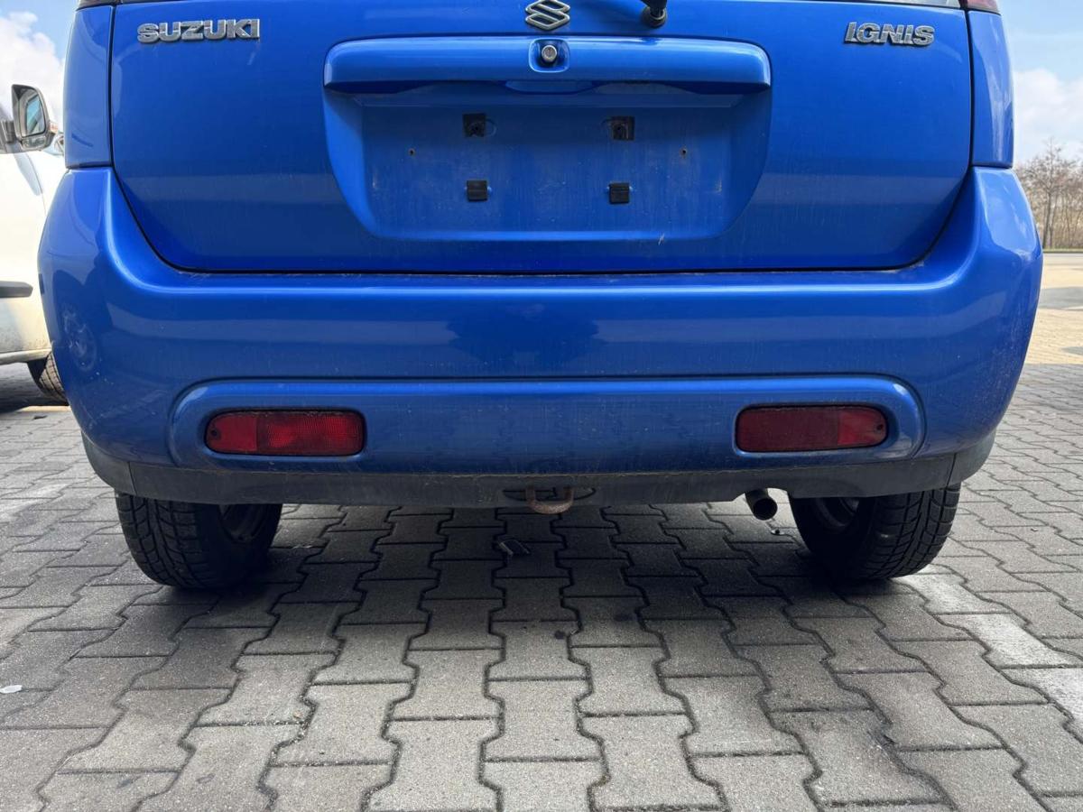 Suzuki Ignis FH original Sto&szlig;stange Stossf&auml;nger hinten Z2J Cyprus Blue Bj.2003